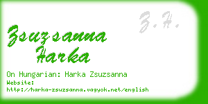 zsuzsanna harka business card